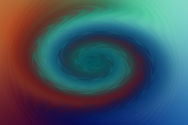 abstract background spiral waves shades of blue and red