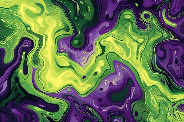 Abstract background in the style of psychedelic paintings