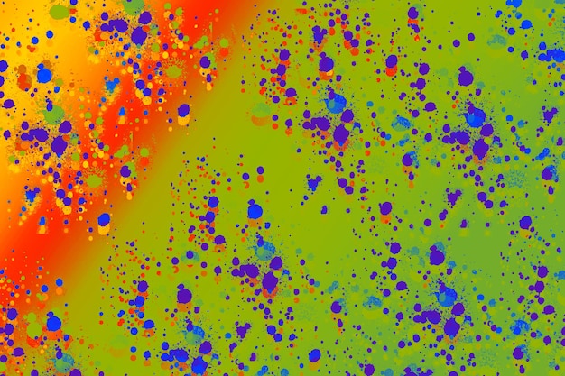 Abstract background template made of of colorful paint splashes