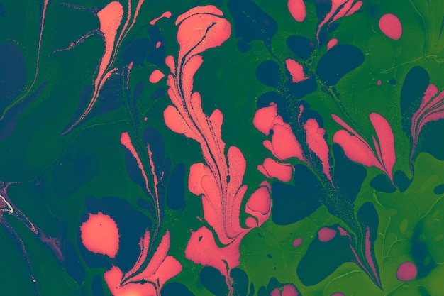 Abstract background templates with Ebru marbling texture patterns