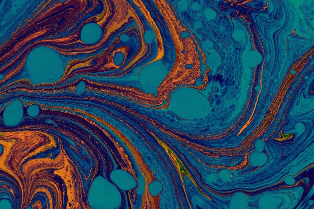 Abstract background templates with Ebru marbling texture patterns