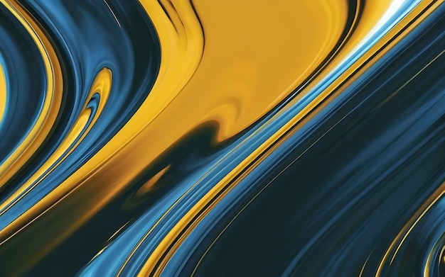 Abstract Background textured yellow and blue color mixed Background Generative Ai