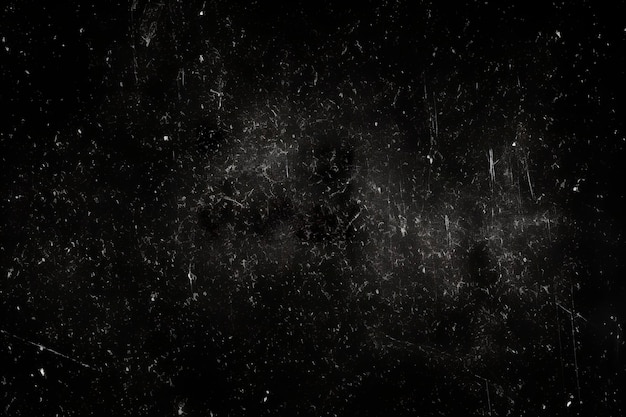 Abstract background of vintage dust effects on dark background with small grains