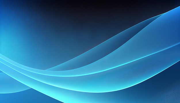 Abstract background waves blue color UI UX Design