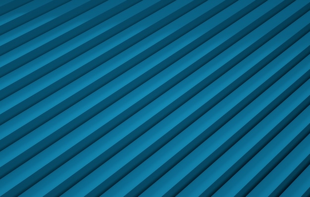 Abstract background with blue stripes lines d render