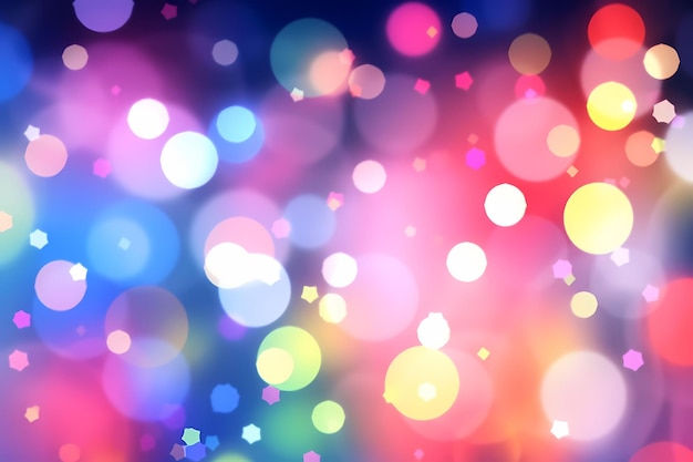 abstract background with bokeh defocused lights vector illustration