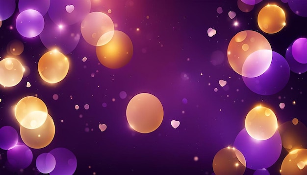 Abstract background with bokeh lights