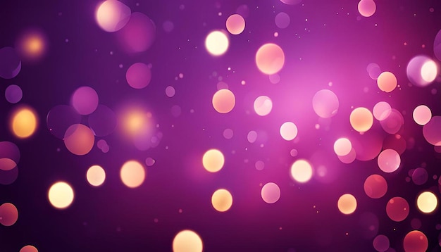 Abstract background with bokeh lights