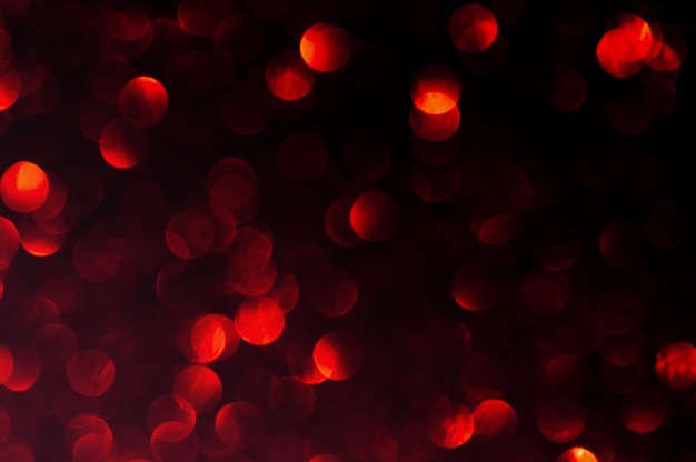 Abstract background with bokeh lights