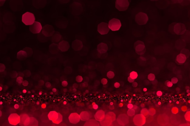 Abstract background with bokeh lights.