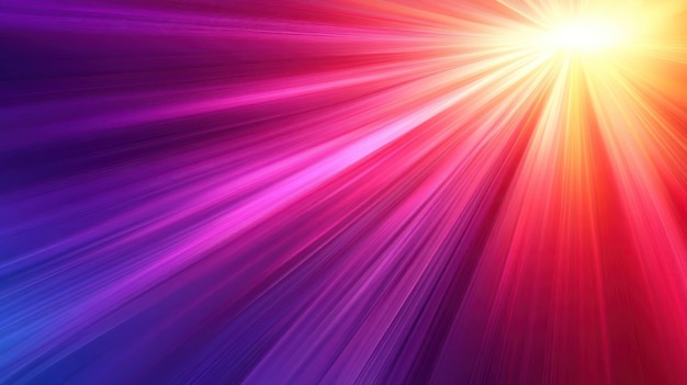 Photo abstract background with bright sun rays and vibrant colors