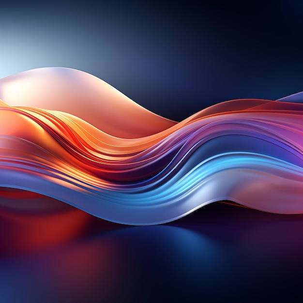 an abstract background with colored waves