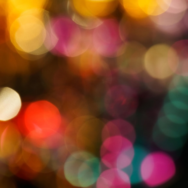 Abstract background with colorful bokeh defocused lights and creative illustration design