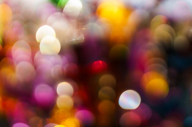 Abstract background with colorful bokeh defocused lights and creative illustration design