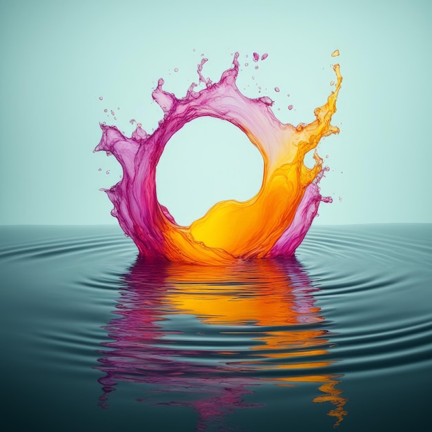 abstract background with colorful splashing water abstract background with colorful splashing w