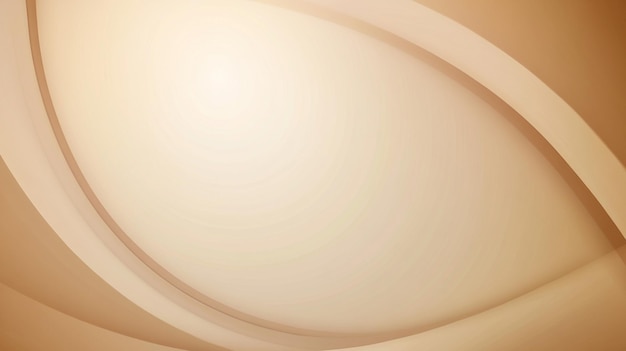 Photo abstract background with curved lines and a light brown color generative ai