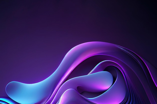 Abstract background with curved shapes