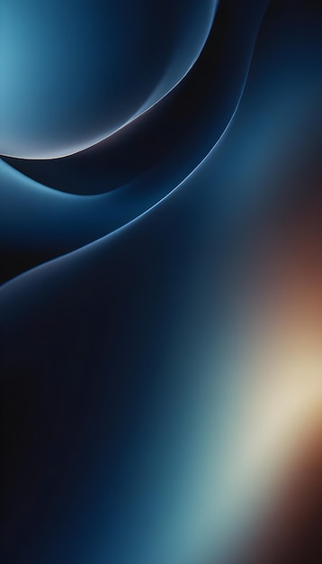 Abstract background with dark blue and brown waves