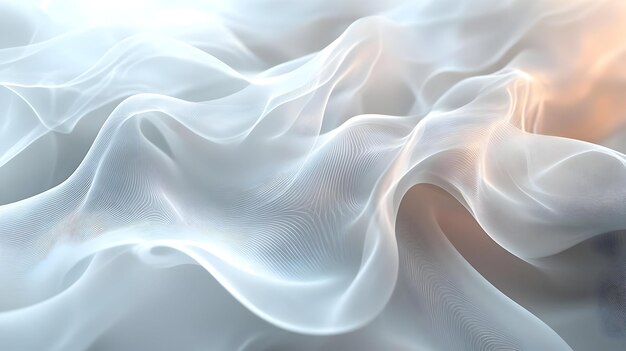 Abstract Background with Flowing Lines