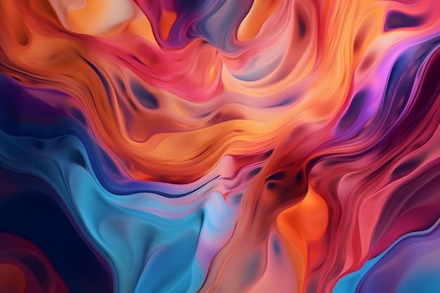 Abstract background with fluid shapes