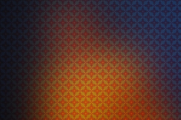 Abstract background with geometric pattern in orange yellow and blue colors