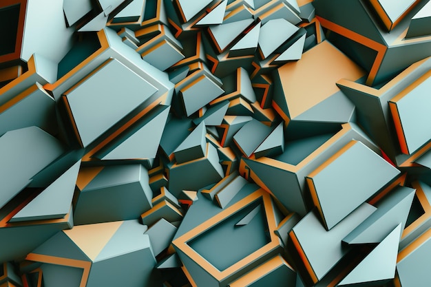 Abstract background with geometric shapes