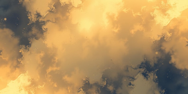 Photo abstract background with a golden cloudy texture