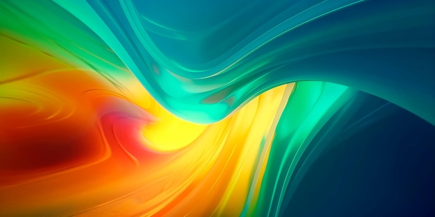 Abstract background with gradient colors Generative AI