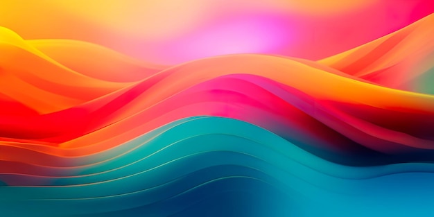 Abstract background with gradient colors Generative AI