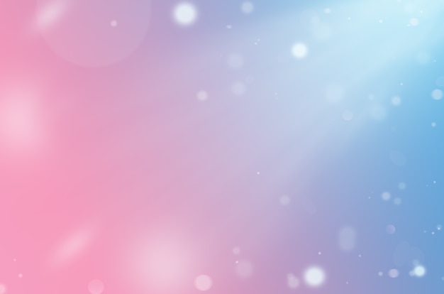 Abstract background with a gradient from pink to blue with particles