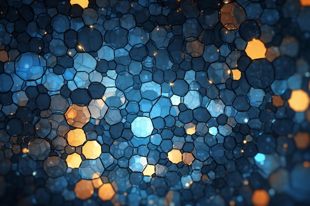 Abstract background with hexagons