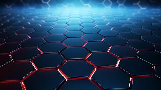 Abstract background with hexagons