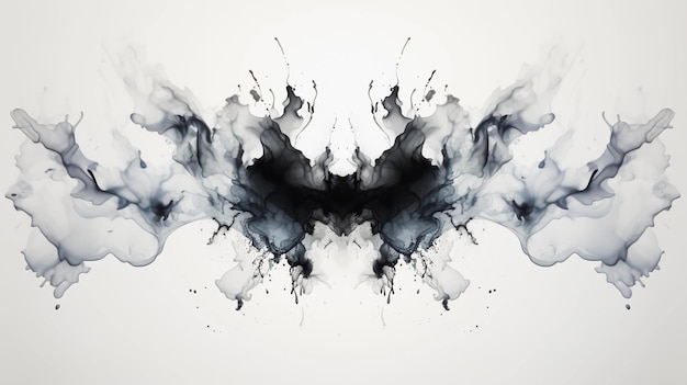 abstract background with ink blot patterns