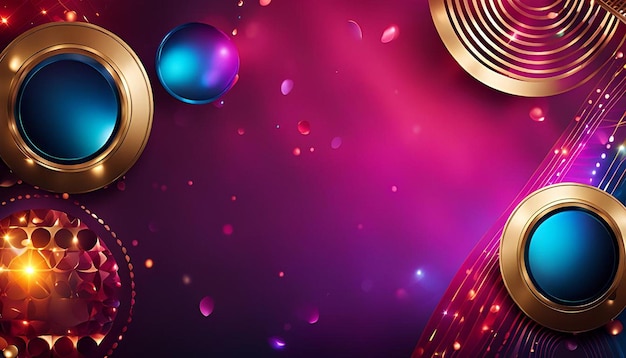 Abstract background with lights and colors