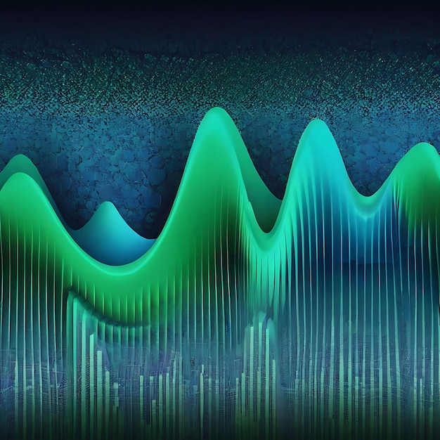 Photo abstract background with linessound wave pattern background