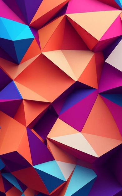 abstract background with low digital poly design