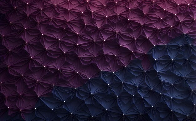 Photo abstract background with low poly design with connecting lines and dots 3d realistic render