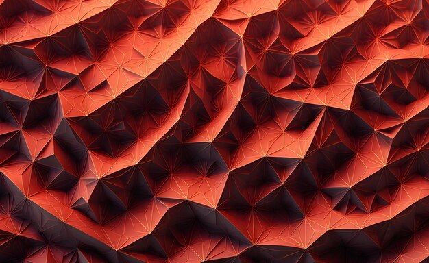 Photo abstract background with low poly design with connecting lines and dots 3d realistic render