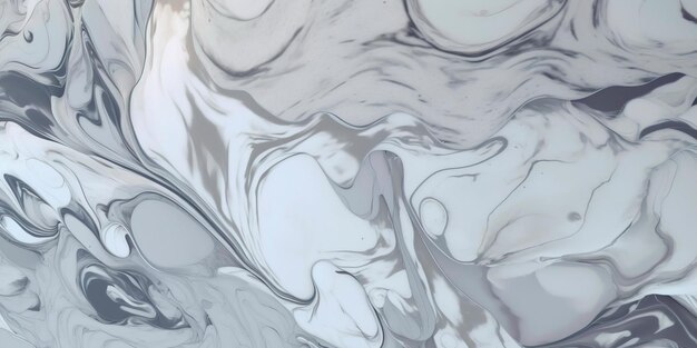 Abstract background with a marble effect in shades of white and gray Generative AI