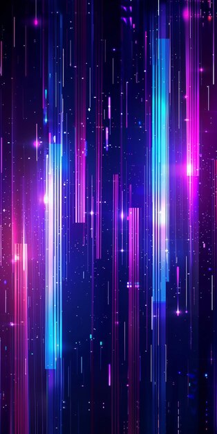 Abstract background with neon lines and stripes Vector illustration for your design