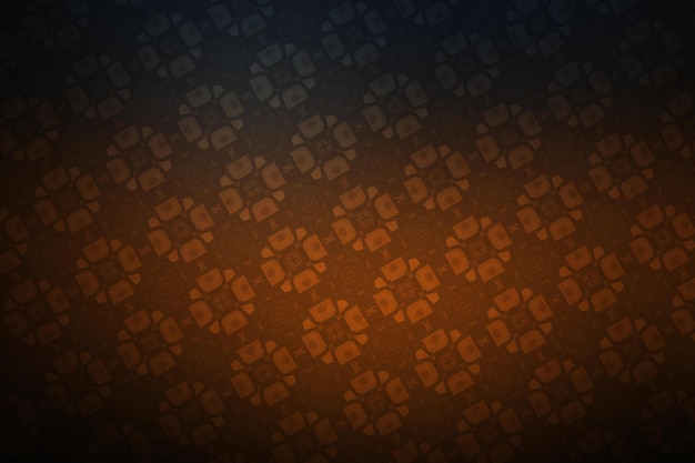 Abstract background with a pattern of squares in black and orange colors