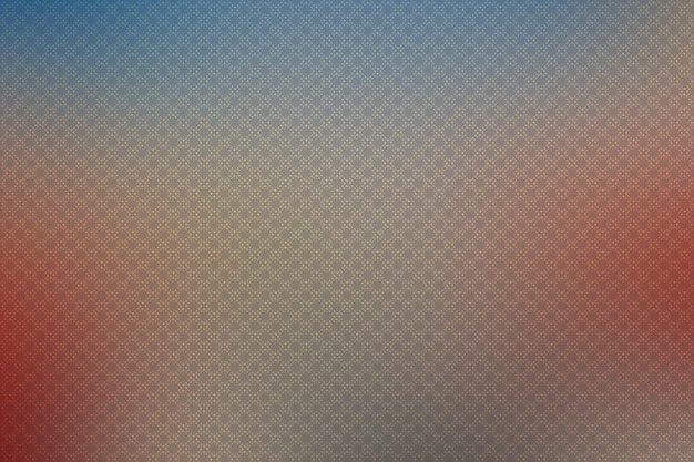 Abstract background with a pattern of squares in red orange and blue colors