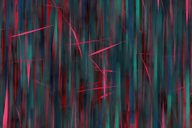 Abstract background with red and blue lines and stripes in grunge style