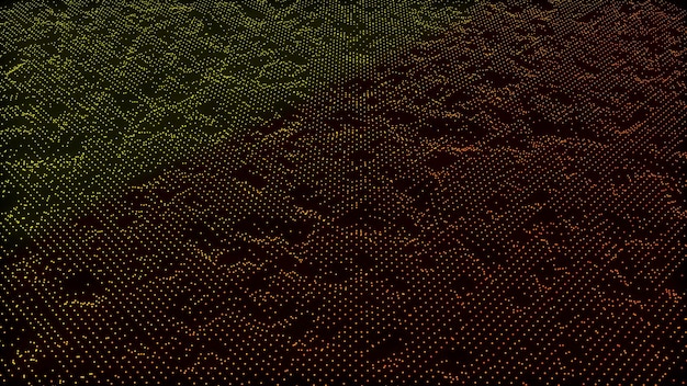 Abstract background with small gold particles