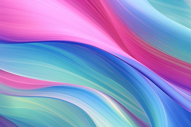 Abstract background with smooth lines in blue and pink colors for design