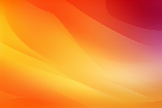 Abstract background with smooth lines in orange yellow and purple colors