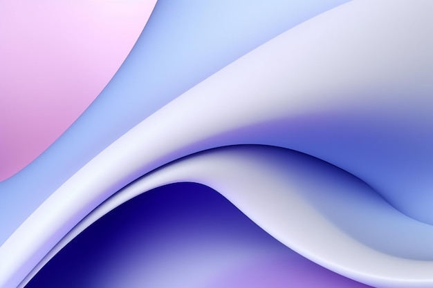 abstract background with smooth lines in purple and blue colors Ai Generated