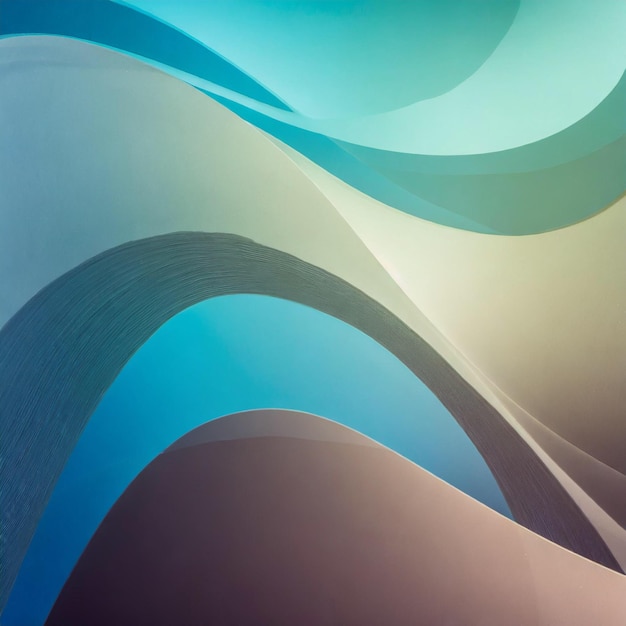 Abstract background with smooth shapes