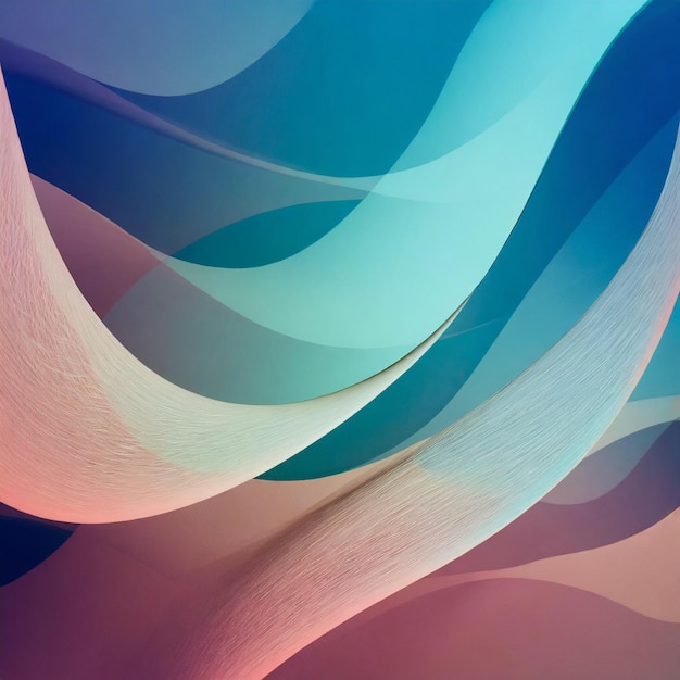 Abstract background with smooth shapes