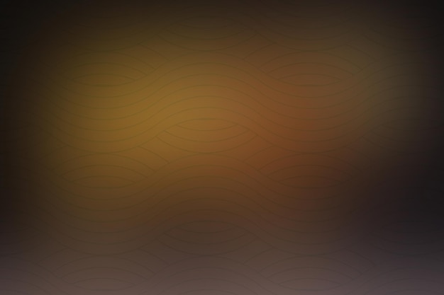 Abstract background with smooth wavy lines in yellow and brown colors